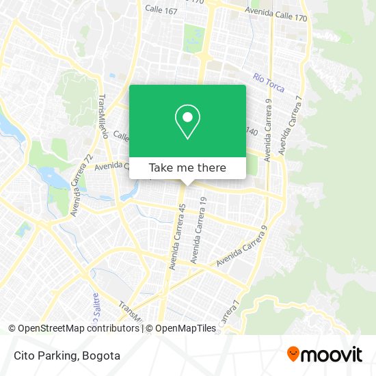 Cito Parking map