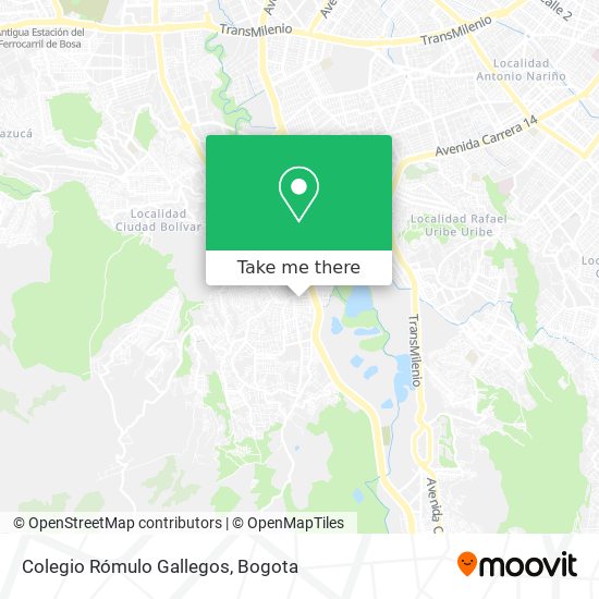 Colegio Rómulo Gallegos map