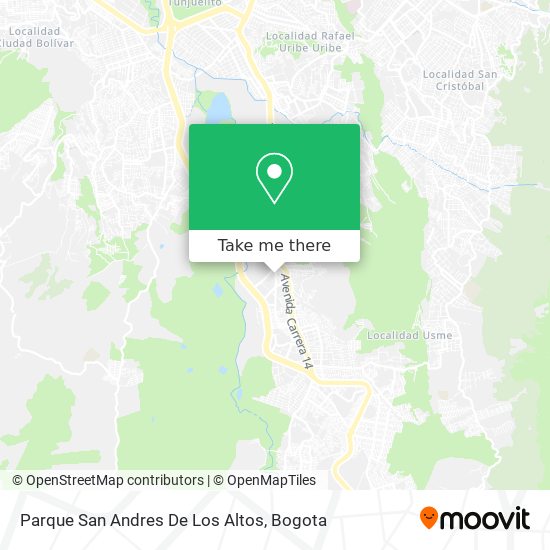 Parque San Andres De Los Altos map