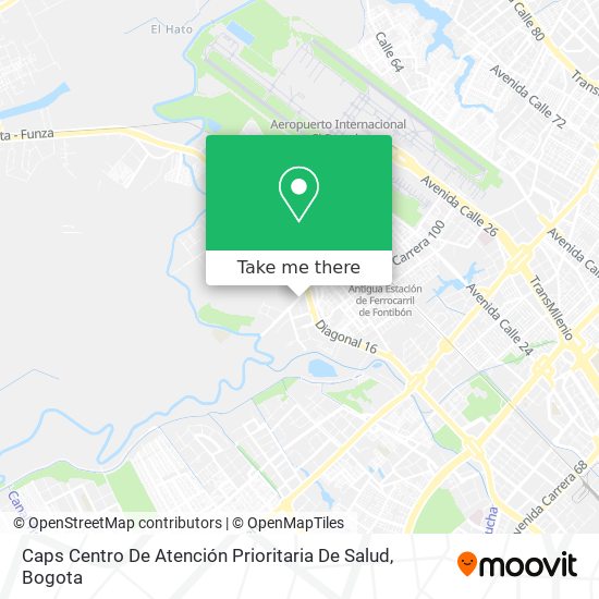 Mapa de Caps Centro De Atención Prioritaria De Salud