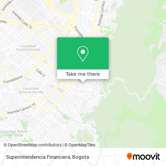 Superintendencia Financiera map