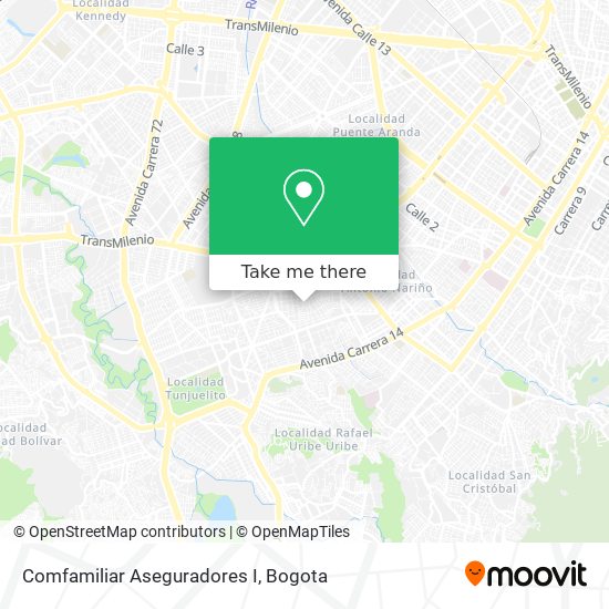 Mapa de Comfamiliar Aseguradores I