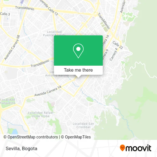 Sevilla map