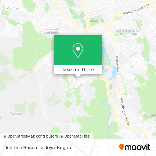 Mapa de Ied Don Bosco La Joya