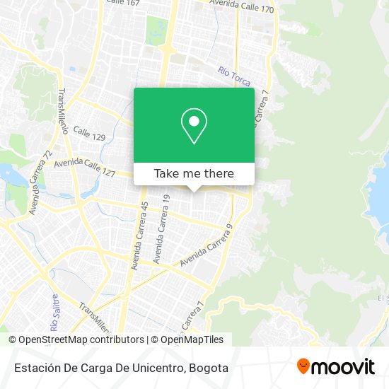Estación De Carga De Unicentro map