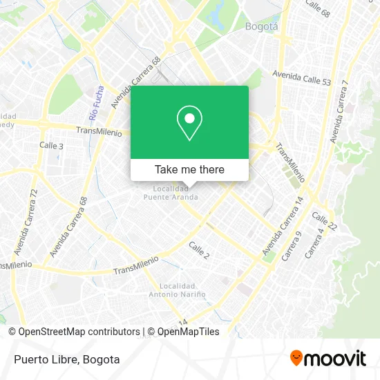 Puerto Libre map