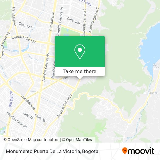 Monumento Puerta De La Victoria map