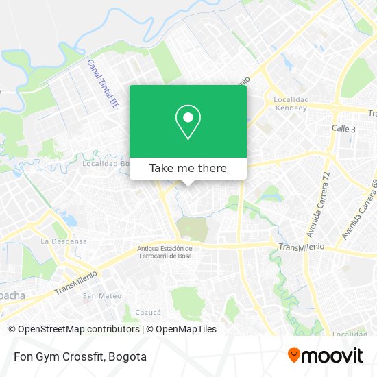 Fon Gym Crossfit map