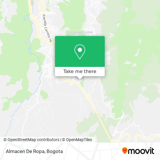 Almacen De Ropa map