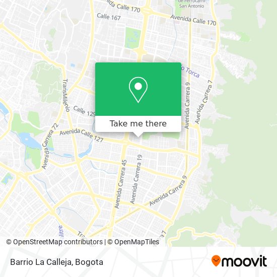 Barrio La Calleja map