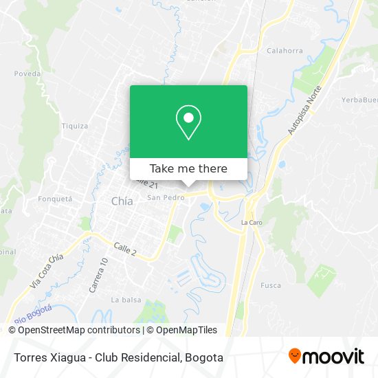 Mapa de Torres Xiagua - Club Residencial
