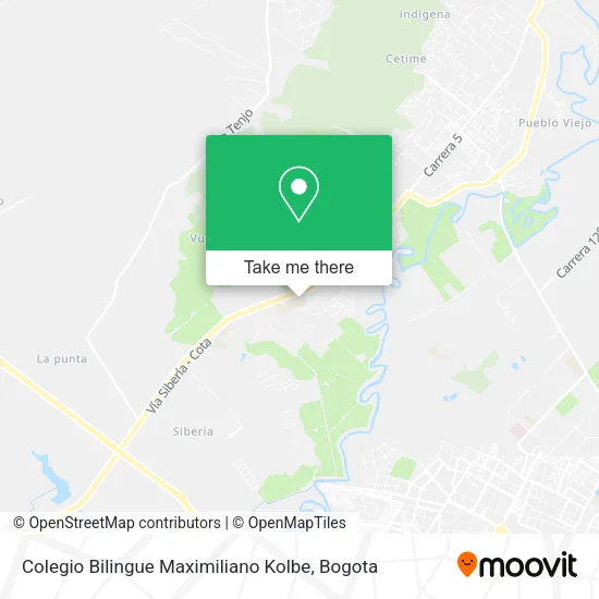 Colegio Bilingue Maximiliano Kolbe map