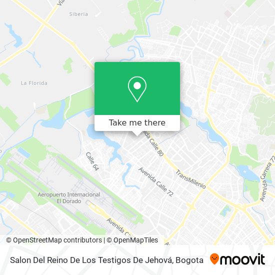 Salon Del Reino De Los Testigos De Jehová map