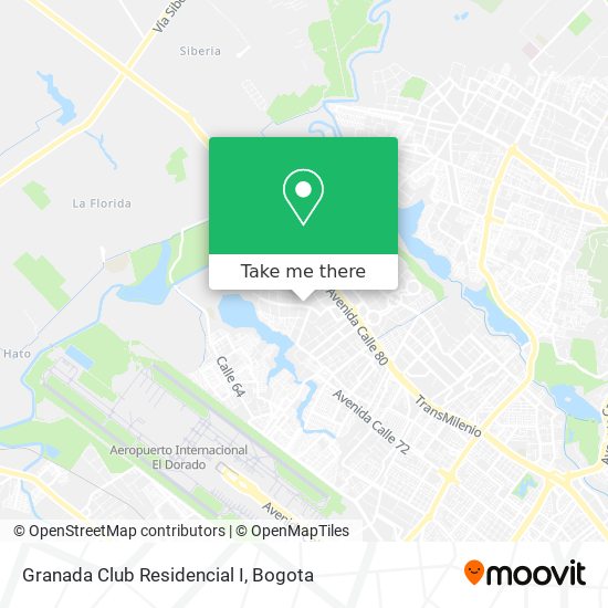 Mapa de Granada Club Residencial I