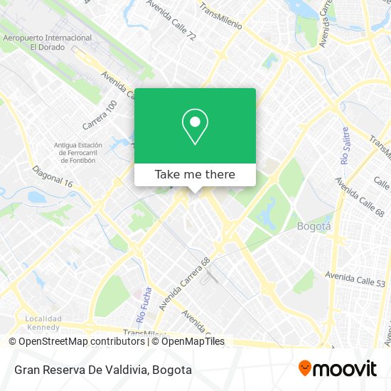Gran Reserva De Valdivia map
