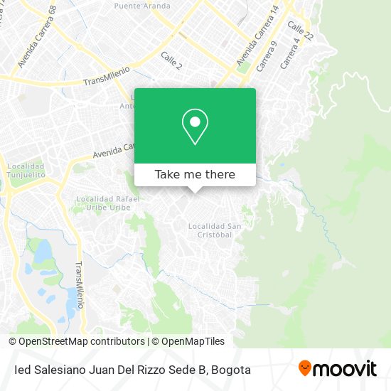 Ied Salesiano Juan Del Rizzo Sede B map