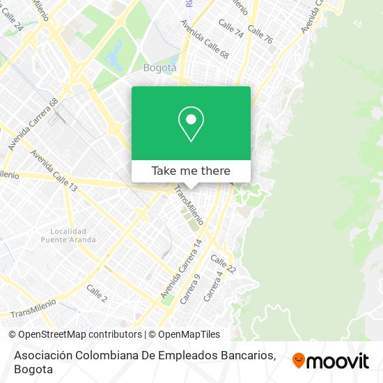 Mapa de Asociación Colombiana De Empleados Bancarios