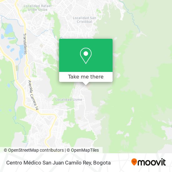 Centro Médico San Juan Camilo Rey map