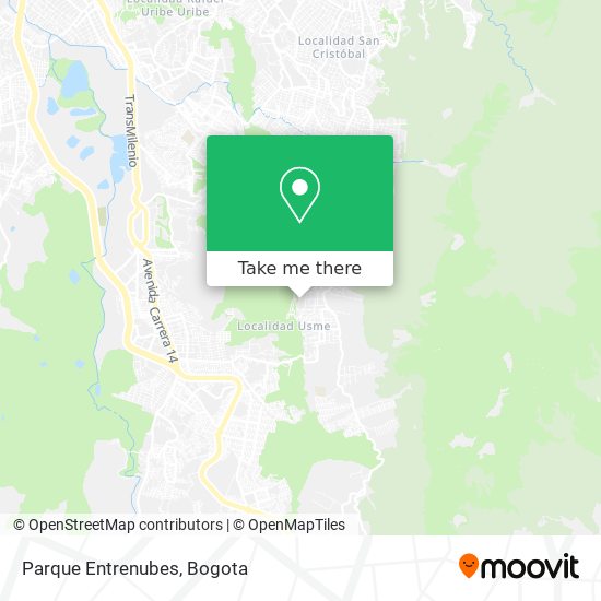 Mapa de Parque Entrenubes