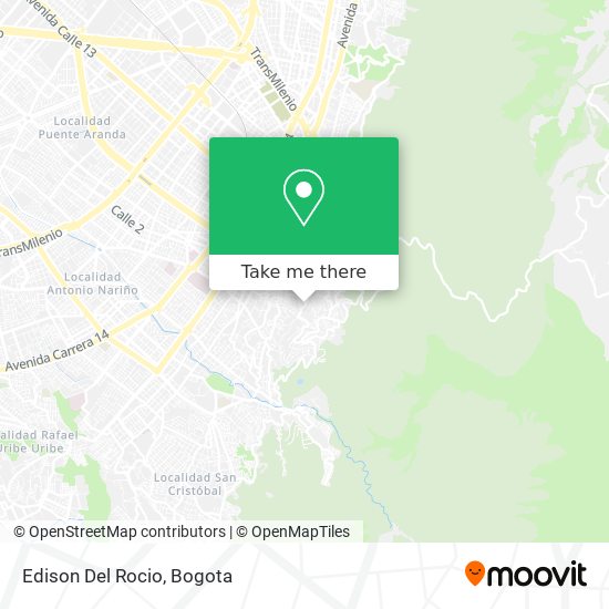 Edison Del Rocio map