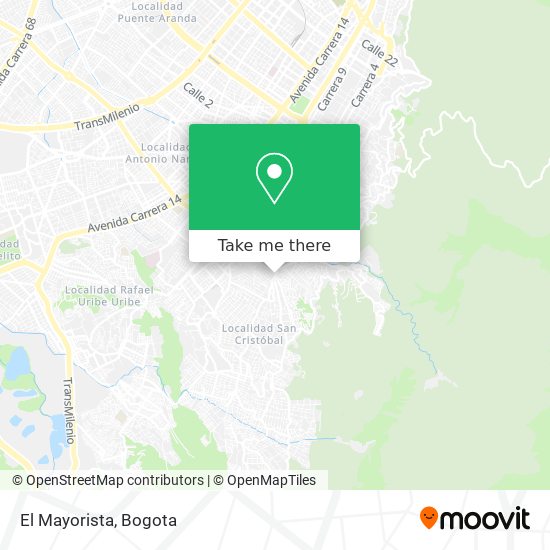 Mapa de El Mayorista