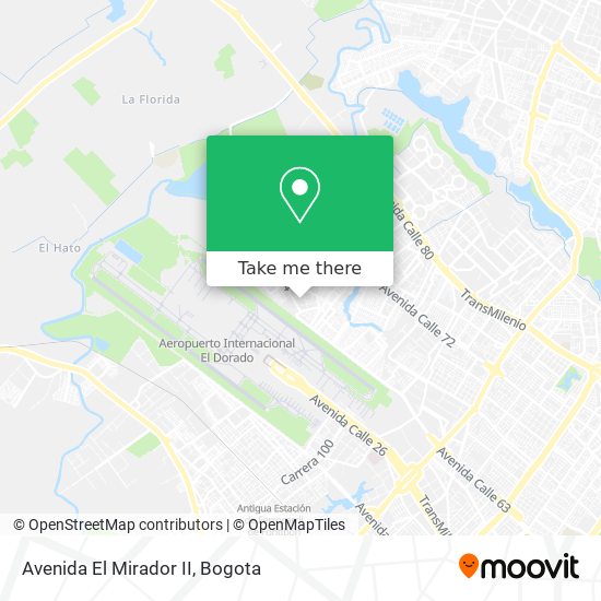 Mapa de Avenida El Mirador II
