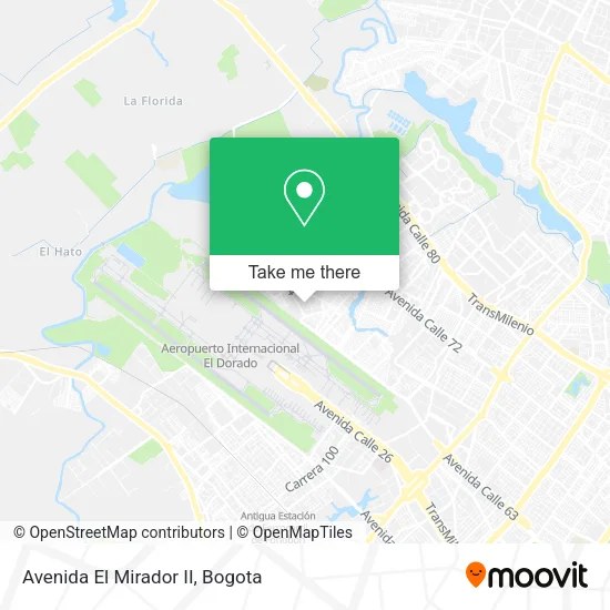 Mapa de Avenida El Mirador II