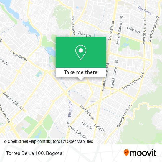 Torres De La 100 map