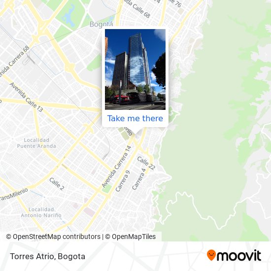 Torres Atrio map