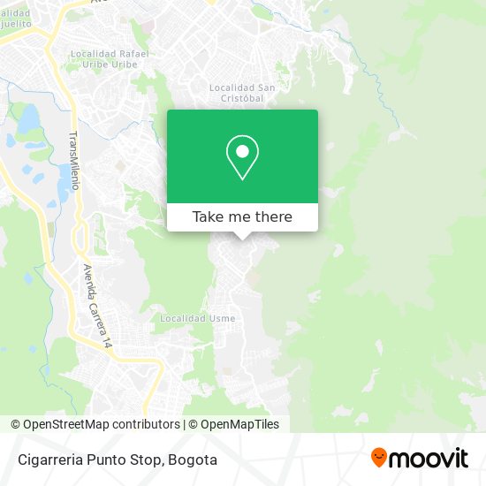 Cigarreria Punto Stop map