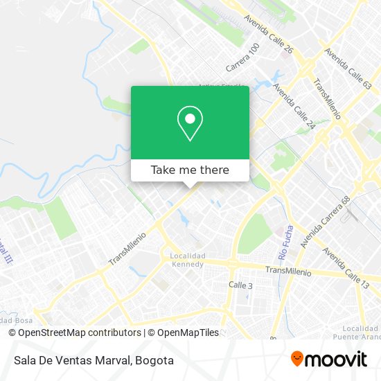 Mapa de Sala De Ventas Marval