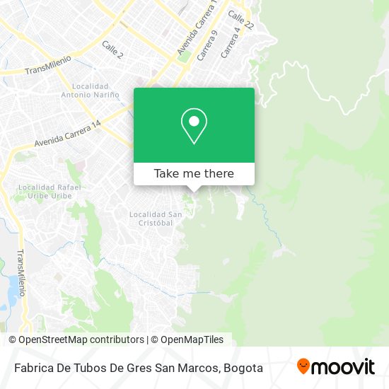 Fabrica De Tubos De Gres San Marcos map