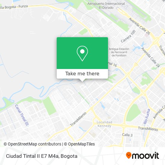 Mapa de Ciudad Tintal II E7 M4a