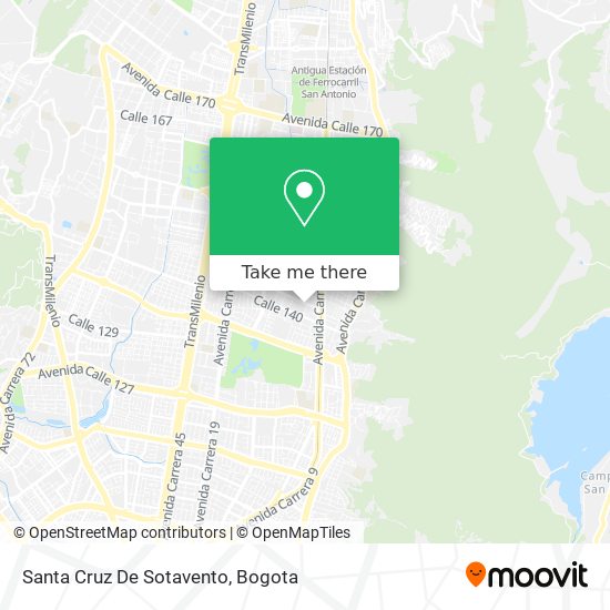 Santa Cruz De Sotavento map