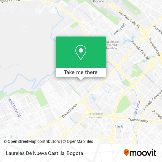 Mapa de Laureles De Nueva Castilla