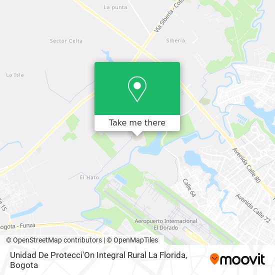 Unidad De Protecci'On Integral Rural La Florida map
