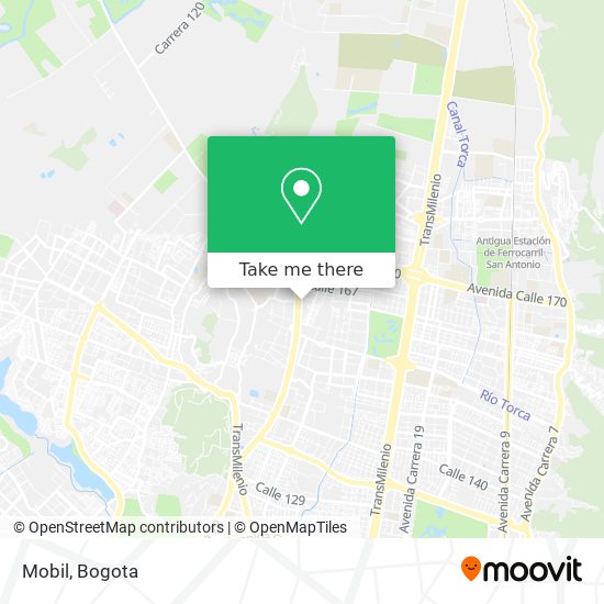 Mobil map