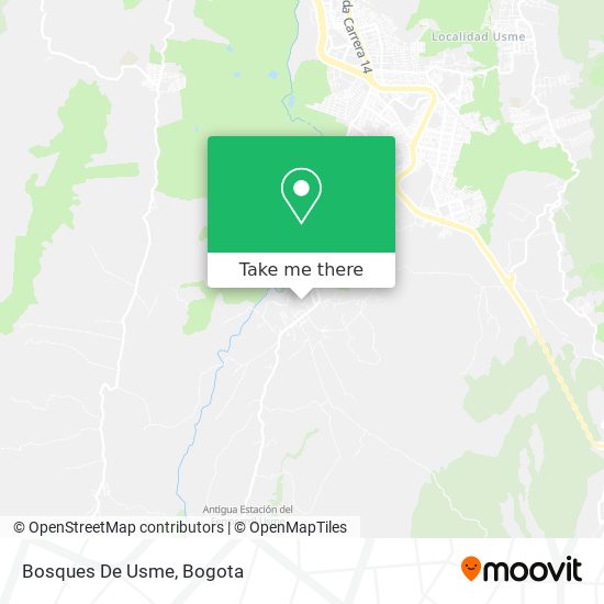 Bosques De Usme map