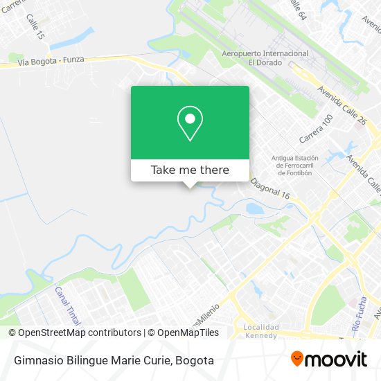 Gimnasio Bilingue Marie Curie map