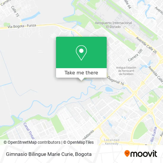 Gimnasio Bilingue Marie Curie map
