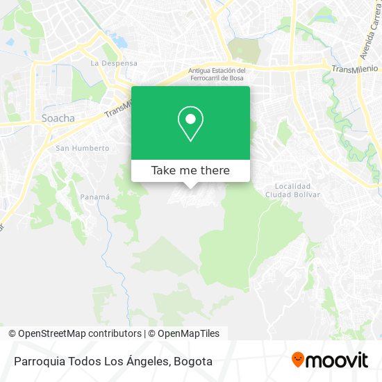 Parroquia Todos Los Ángeles map
