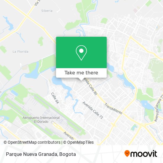 Mapa de Parque Nueva Granada