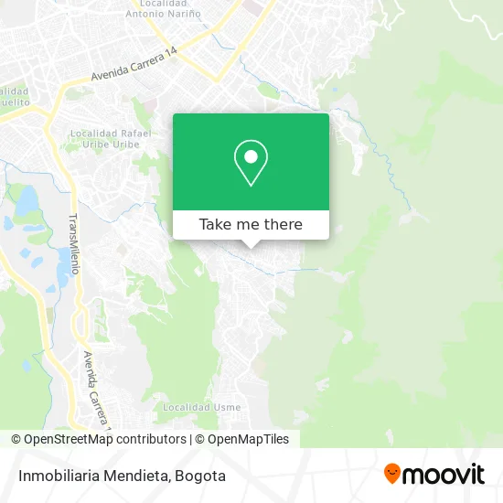 Inmobiliaria Mendieta map