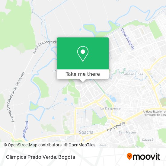 Olimpica Prado Verde map