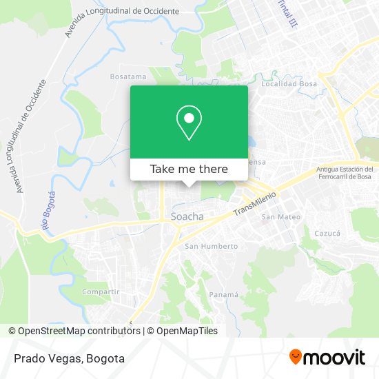 Prado Vegas map