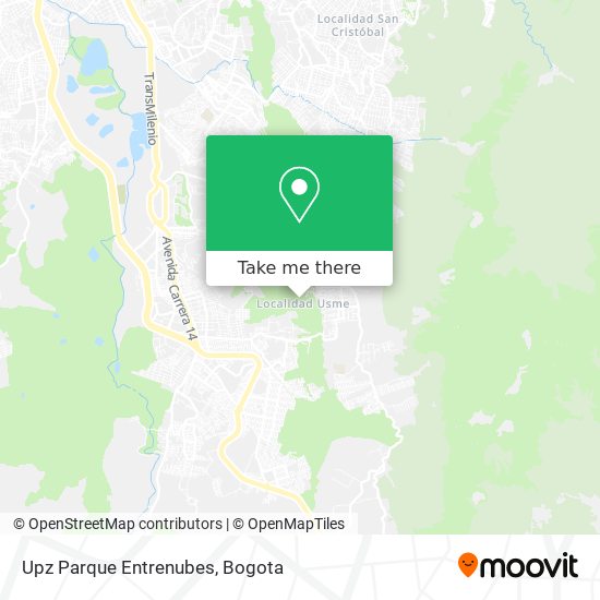 Mapa de Upz Parque Entrenubes