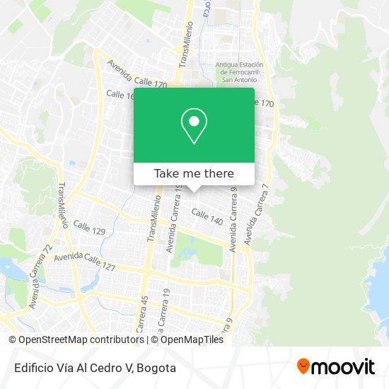 Edificio Vía Al Cedro V map