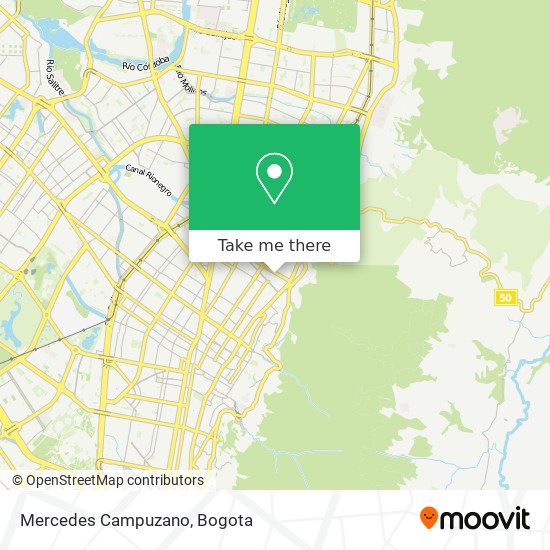 Mercedes Campuzano map