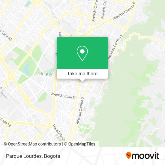 Parque Lourdes map