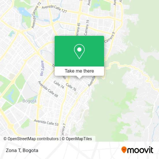 Zona T map